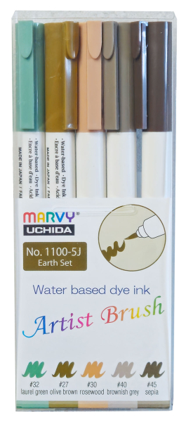 Marvy Uchida Artist Brush - 5er Set